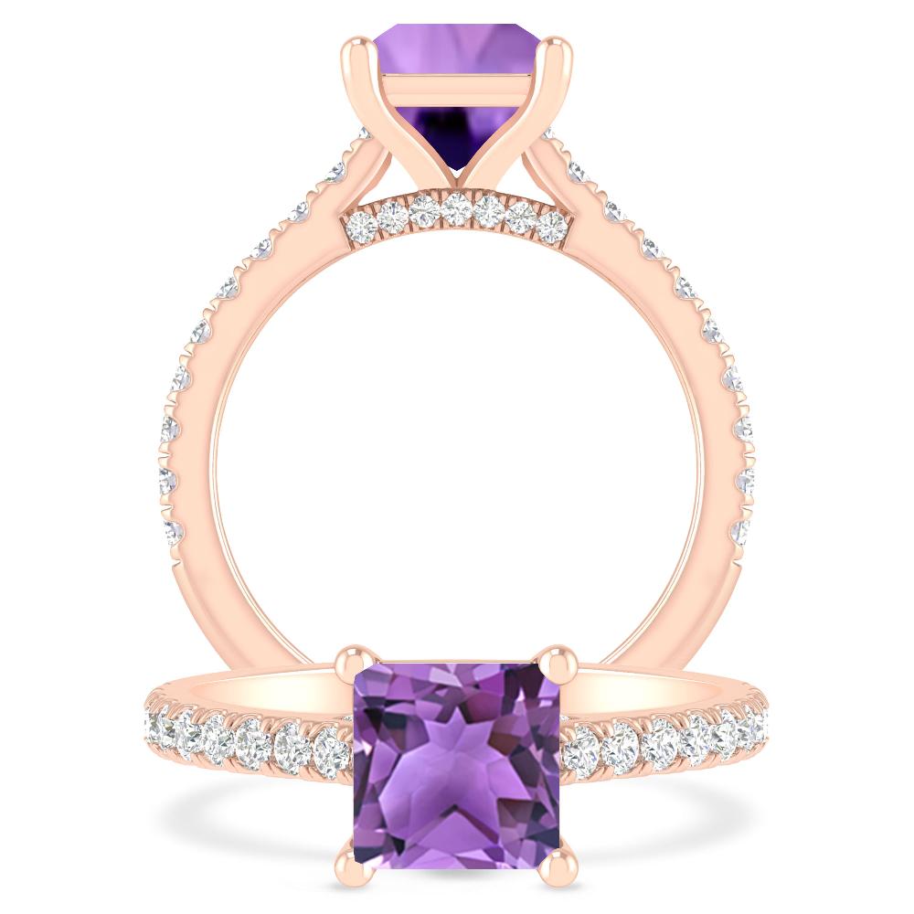 Rose Gold - Amethyst
