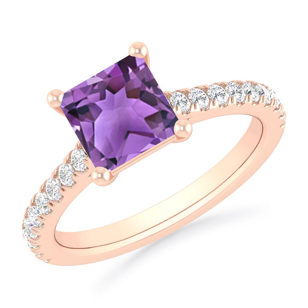 Rose Gold - Amethyst