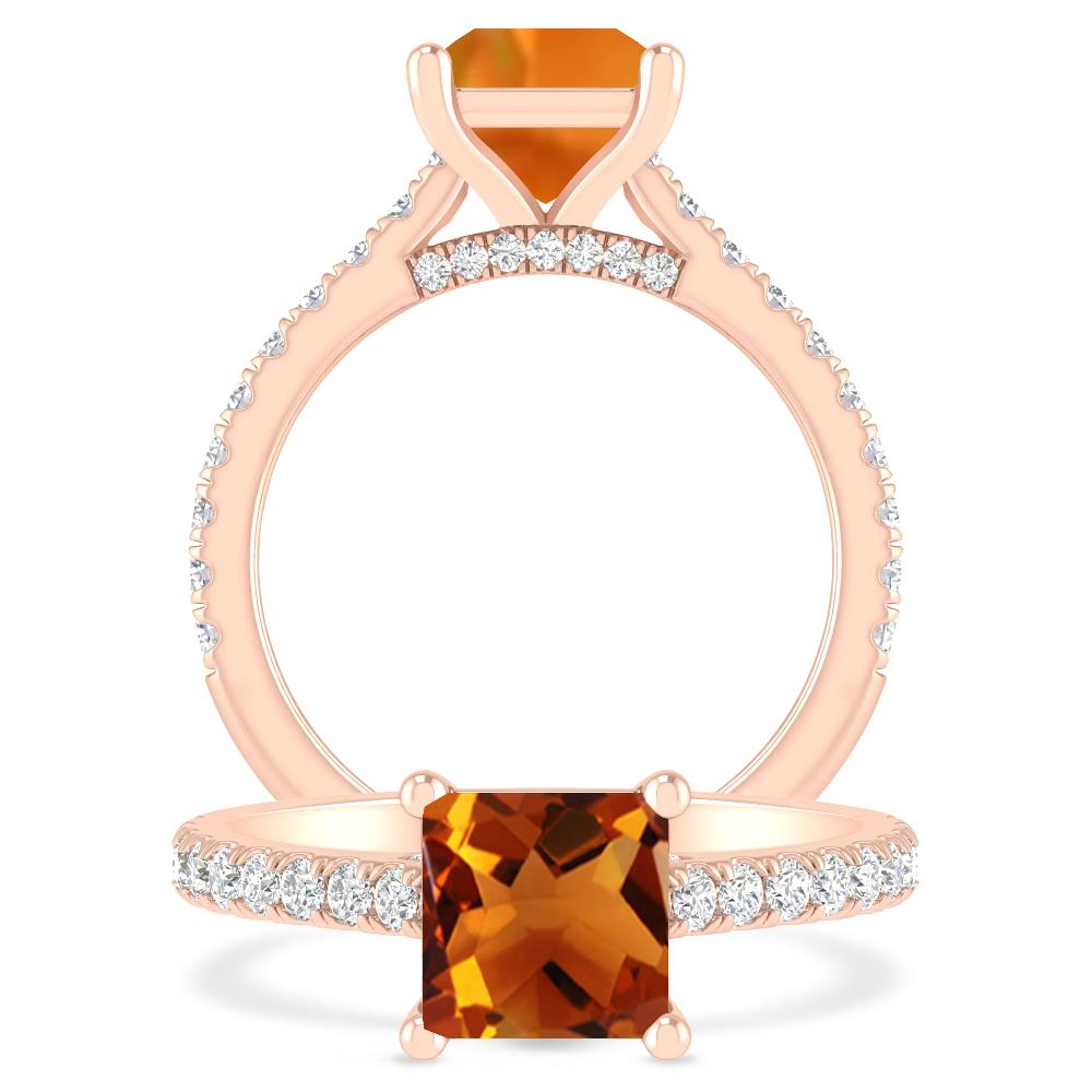 Rose Gold - Citrine