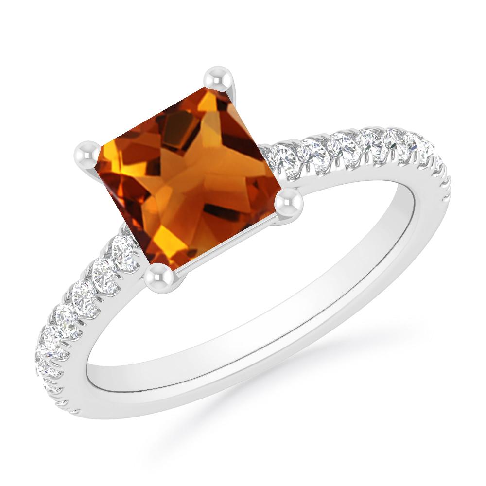 White Gold - Citrine