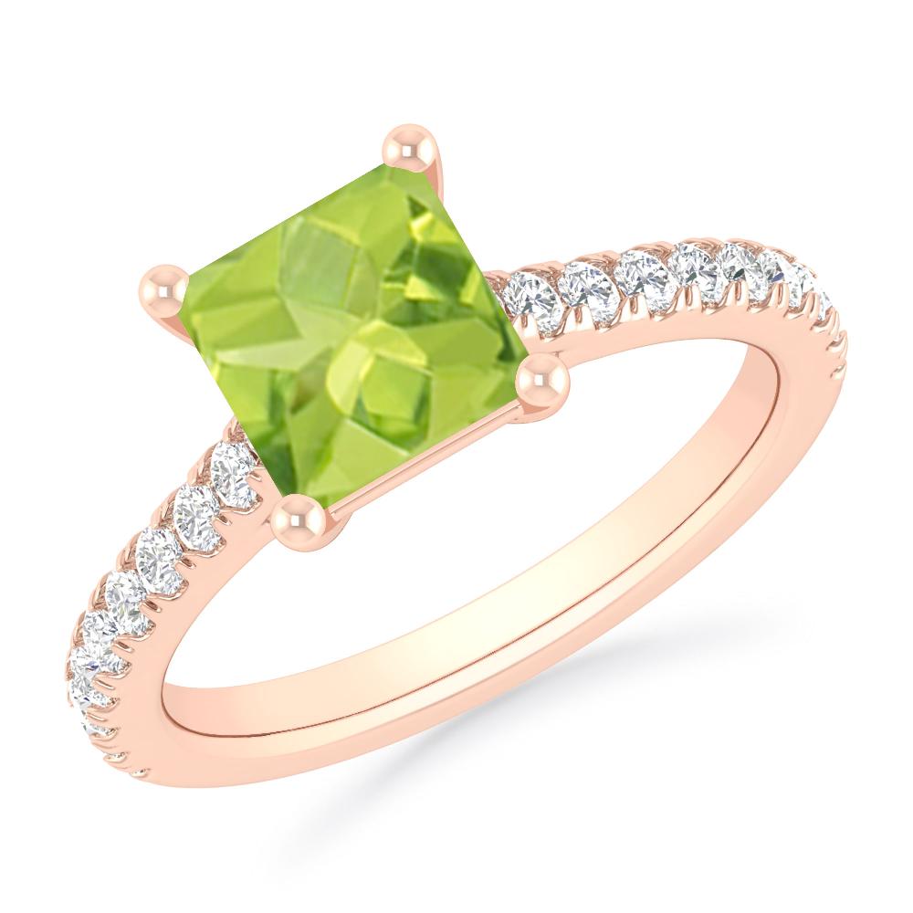 Rose Gold - Peridot