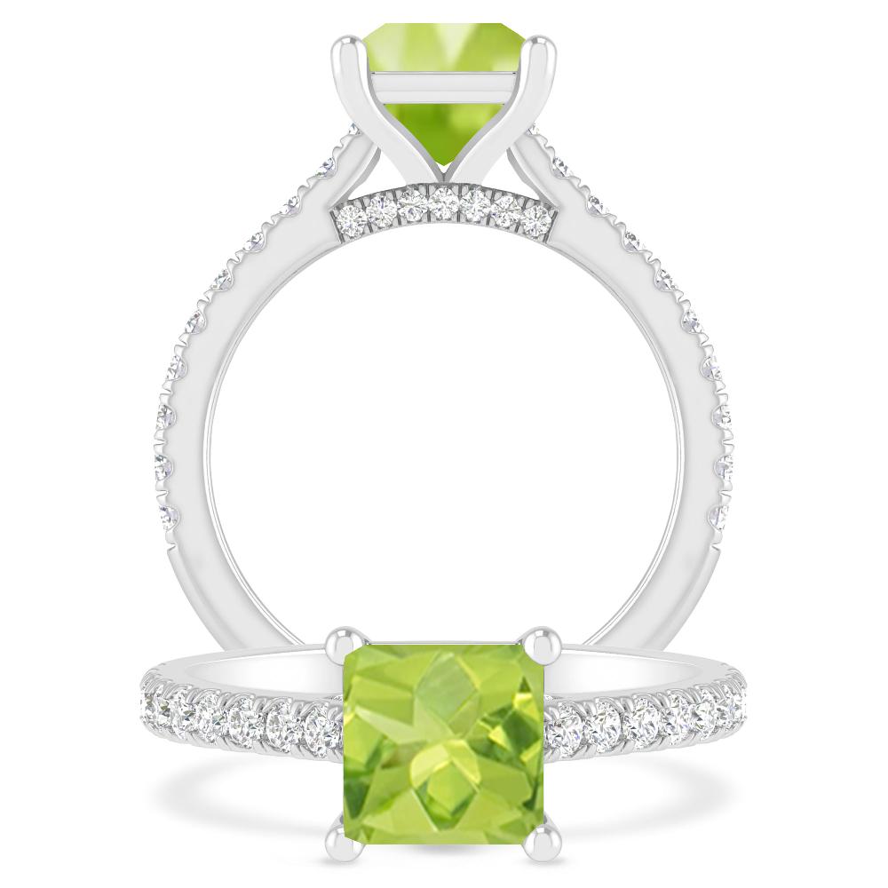 White Gold - Peridot