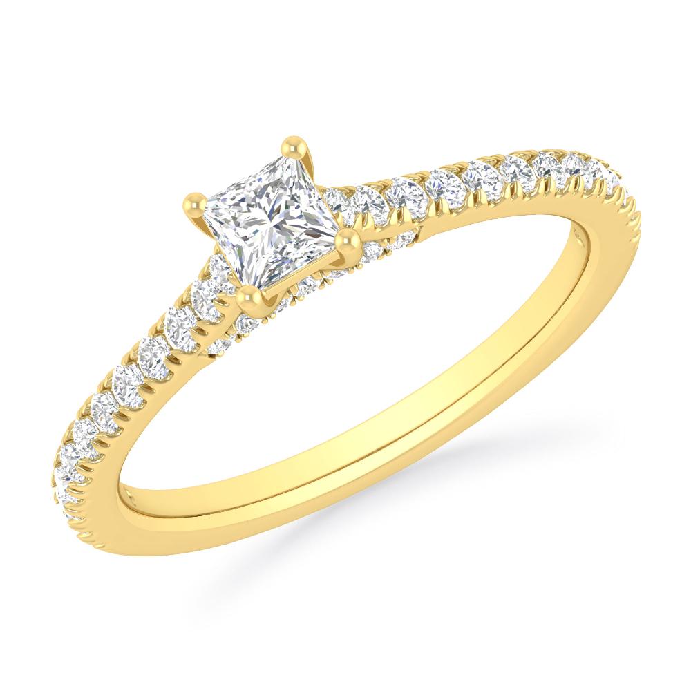 Yellow Gold - Diamond