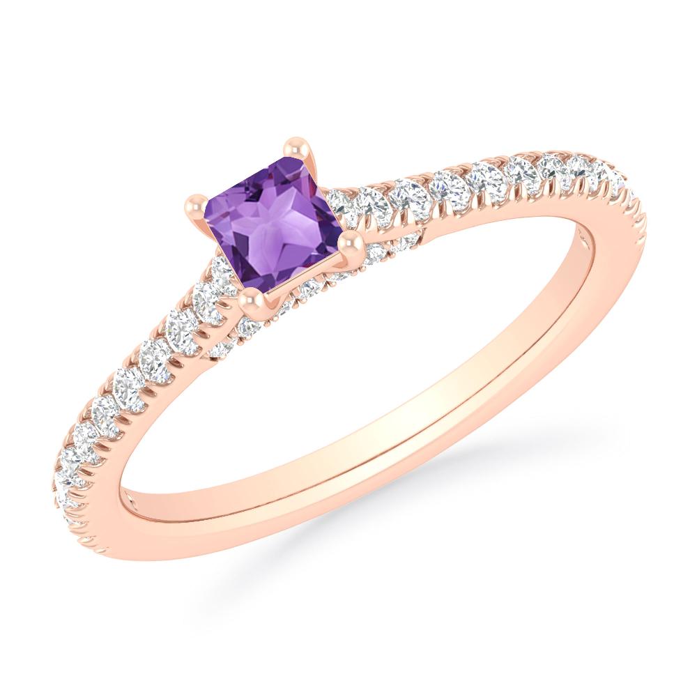 Rose Gold - Amethyst