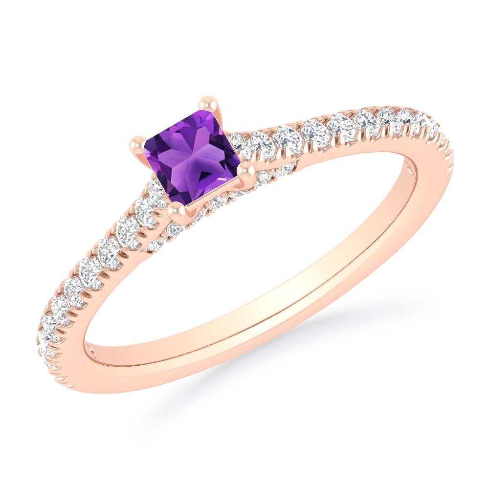 Rose Gold - Amethyst