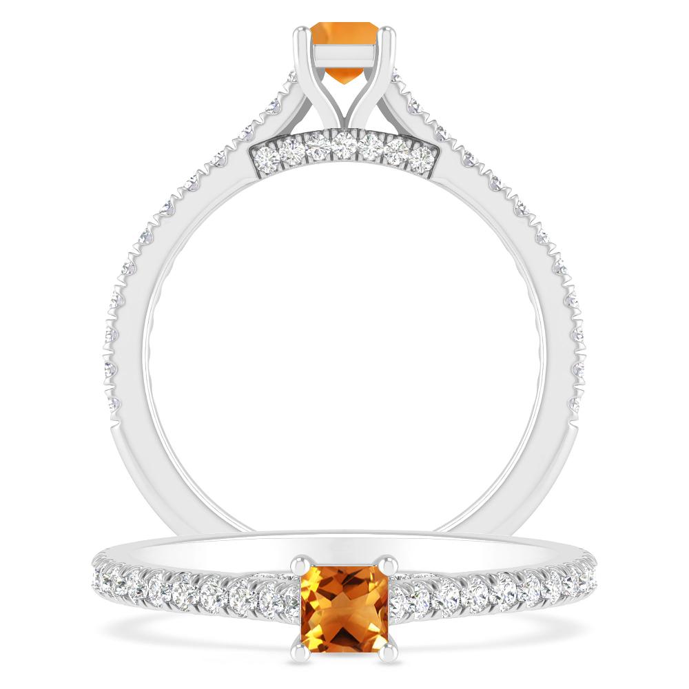 White Gold - Citrine