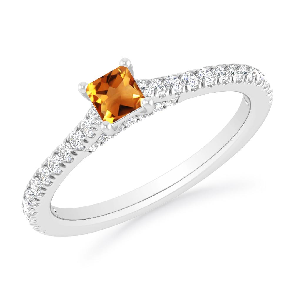 White Gold - Citrine