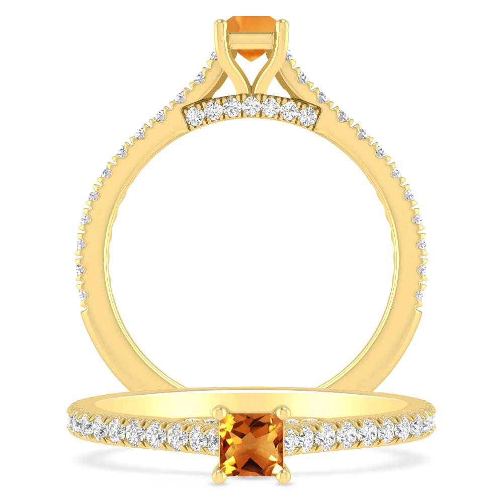 Yellow Gold - Citrine