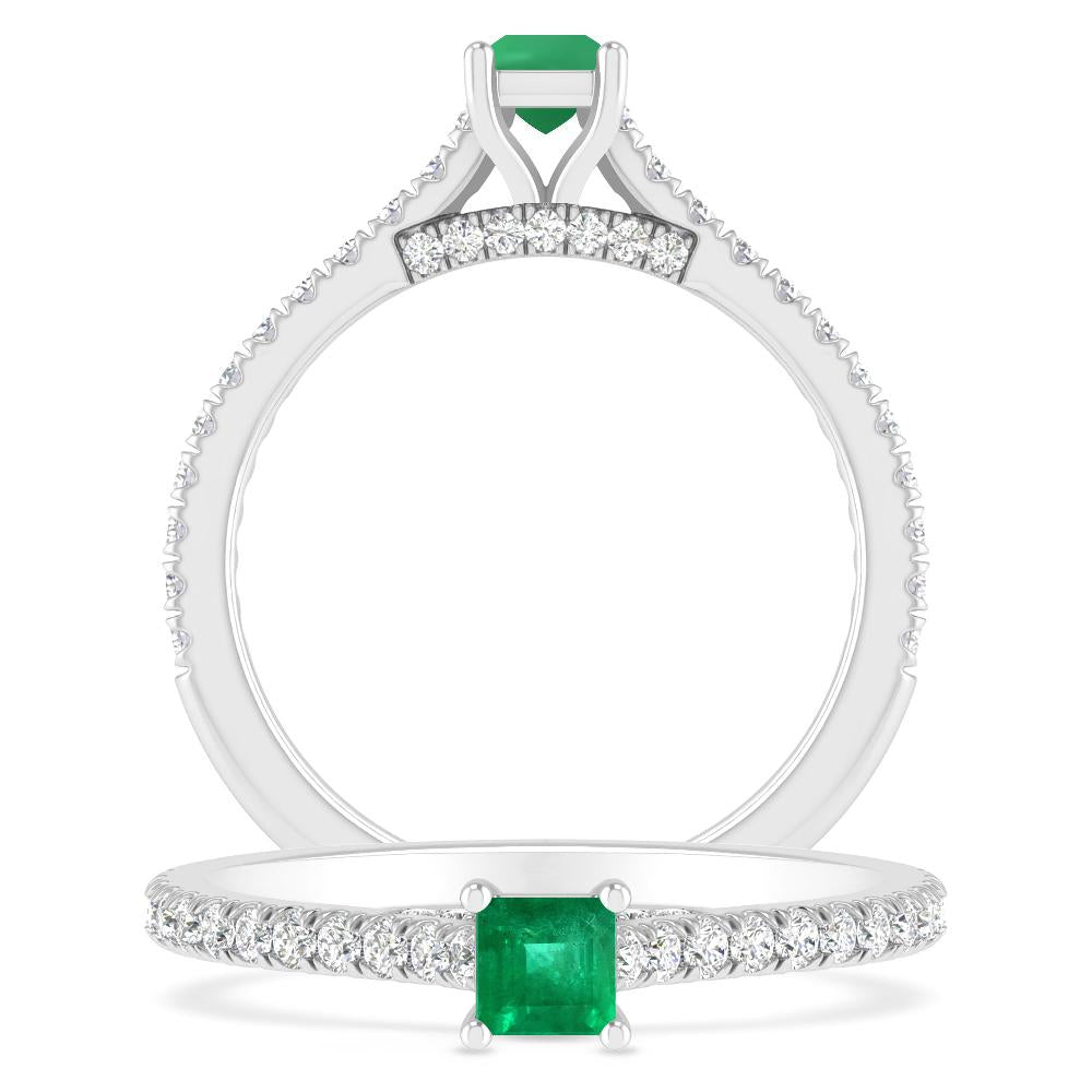 White Gold - Emerald