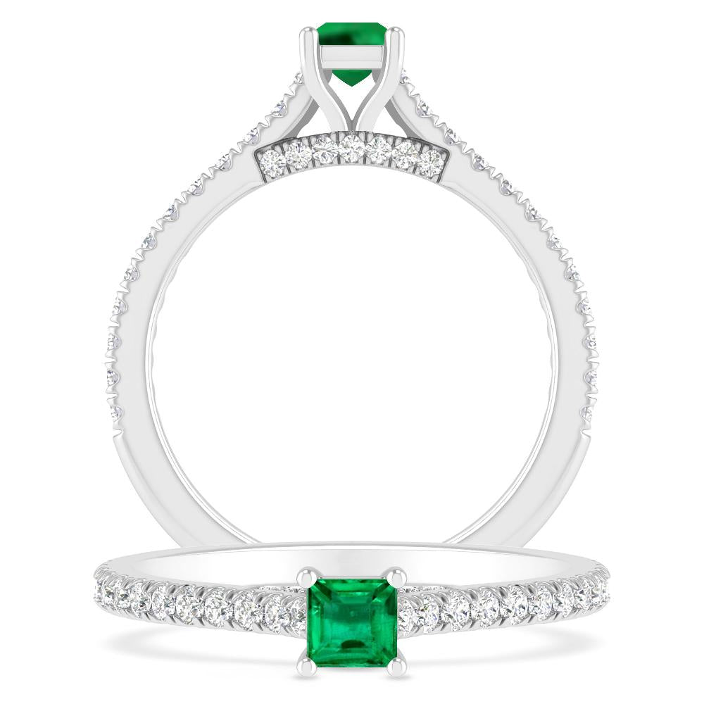 White Gold - Emerald