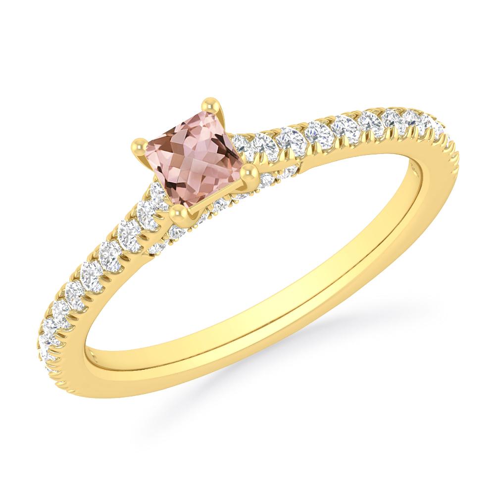 Yellow Gold - Morganite