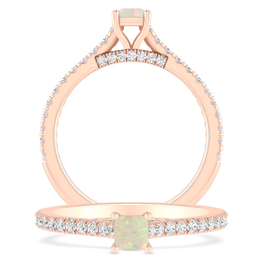 Rose Gold - Opal