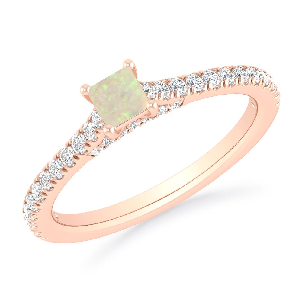 Rose Gold - Opal