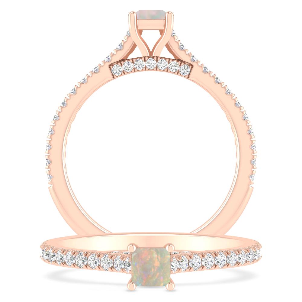 Rose Gold - Opal