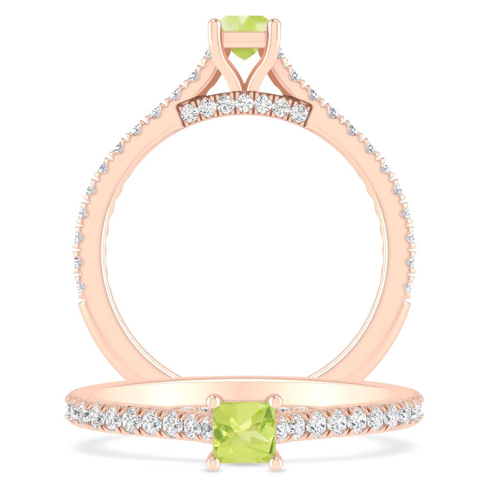 Rose Gold - Peridot