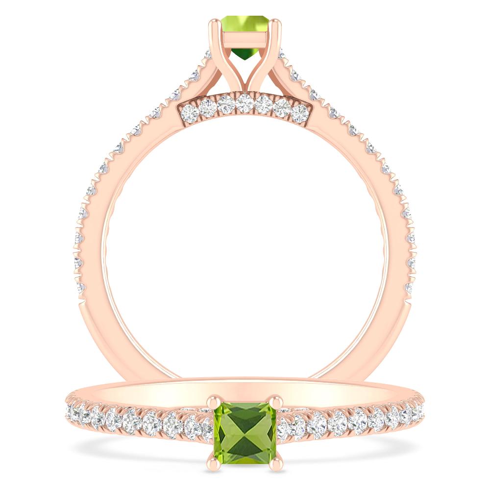 Rose Gold - Peridot