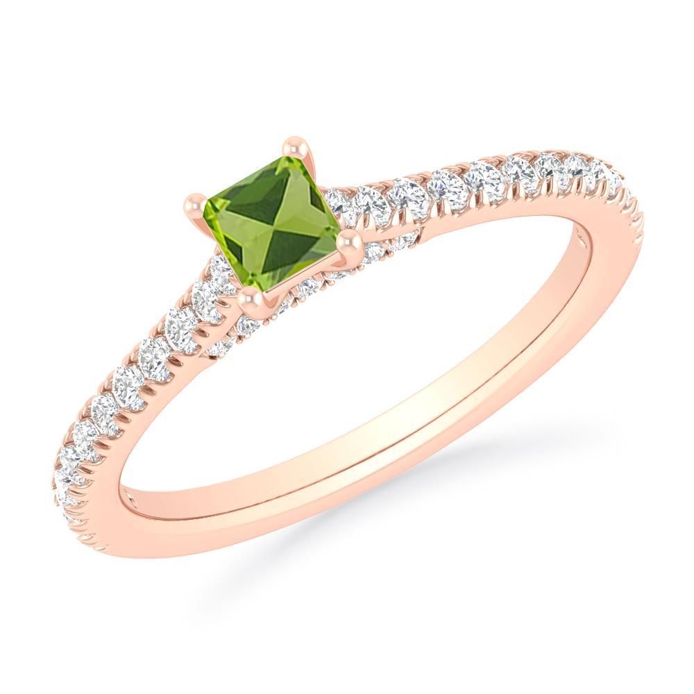 Rose Gold - Peridot