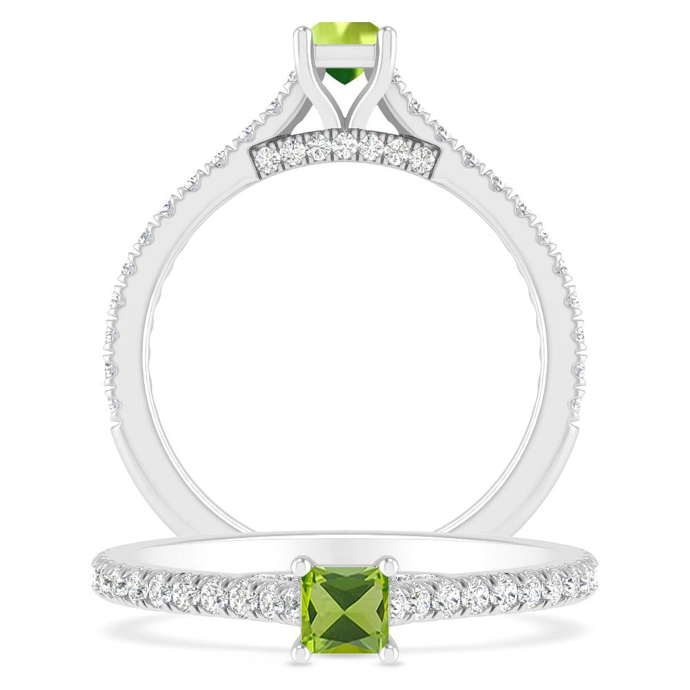 White Gold - Peridot