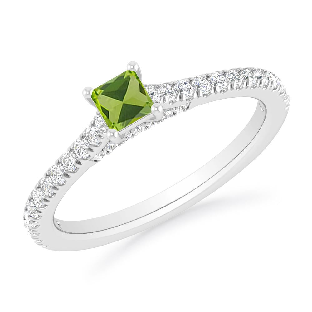 White Gold - Peridot