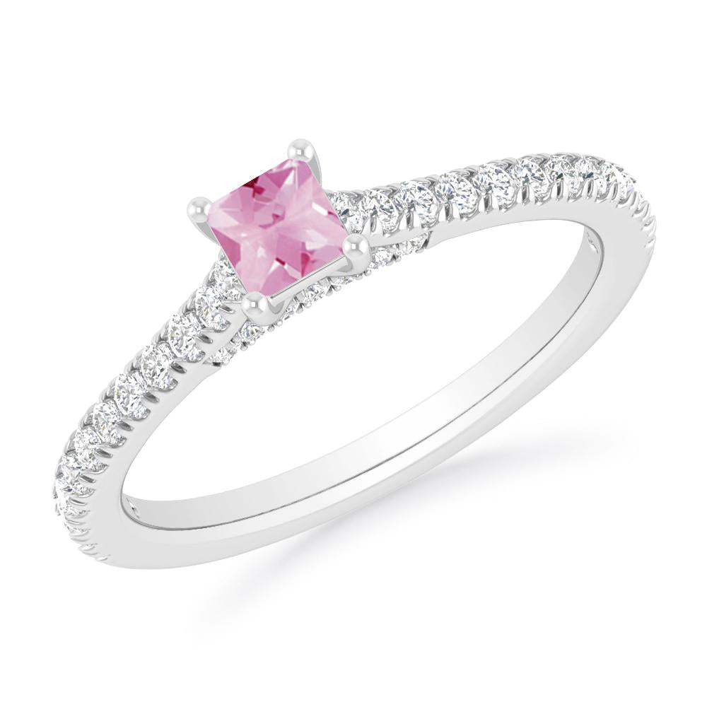 White Gold - Pink Tourmaline