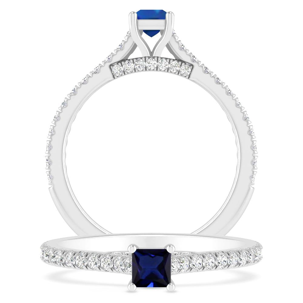 White Gold - Sapphire