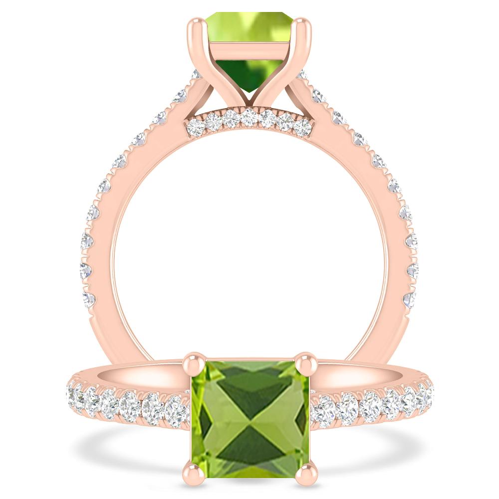 Rose Gold - Peridot