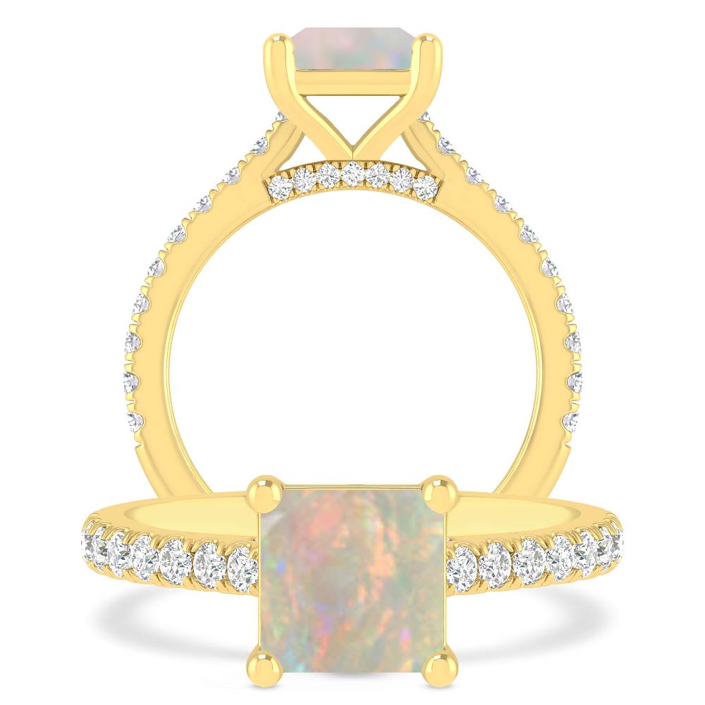 Yellow Gold - Opal
