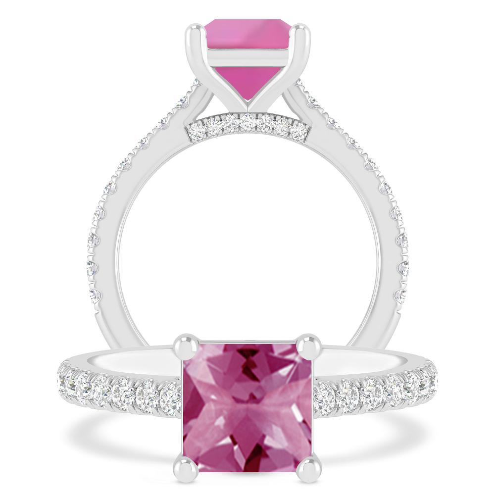 White Gold - Pink Tourmaline