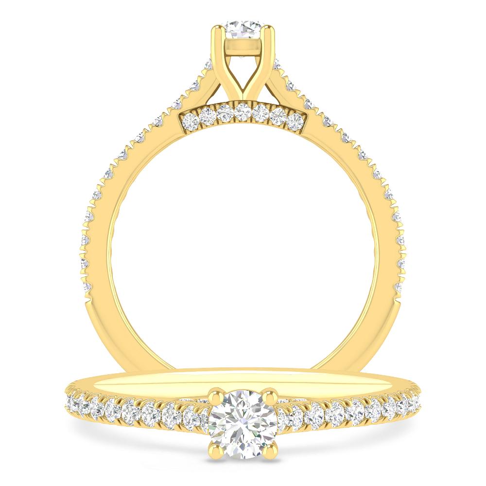 Yellow Gold - Diamond