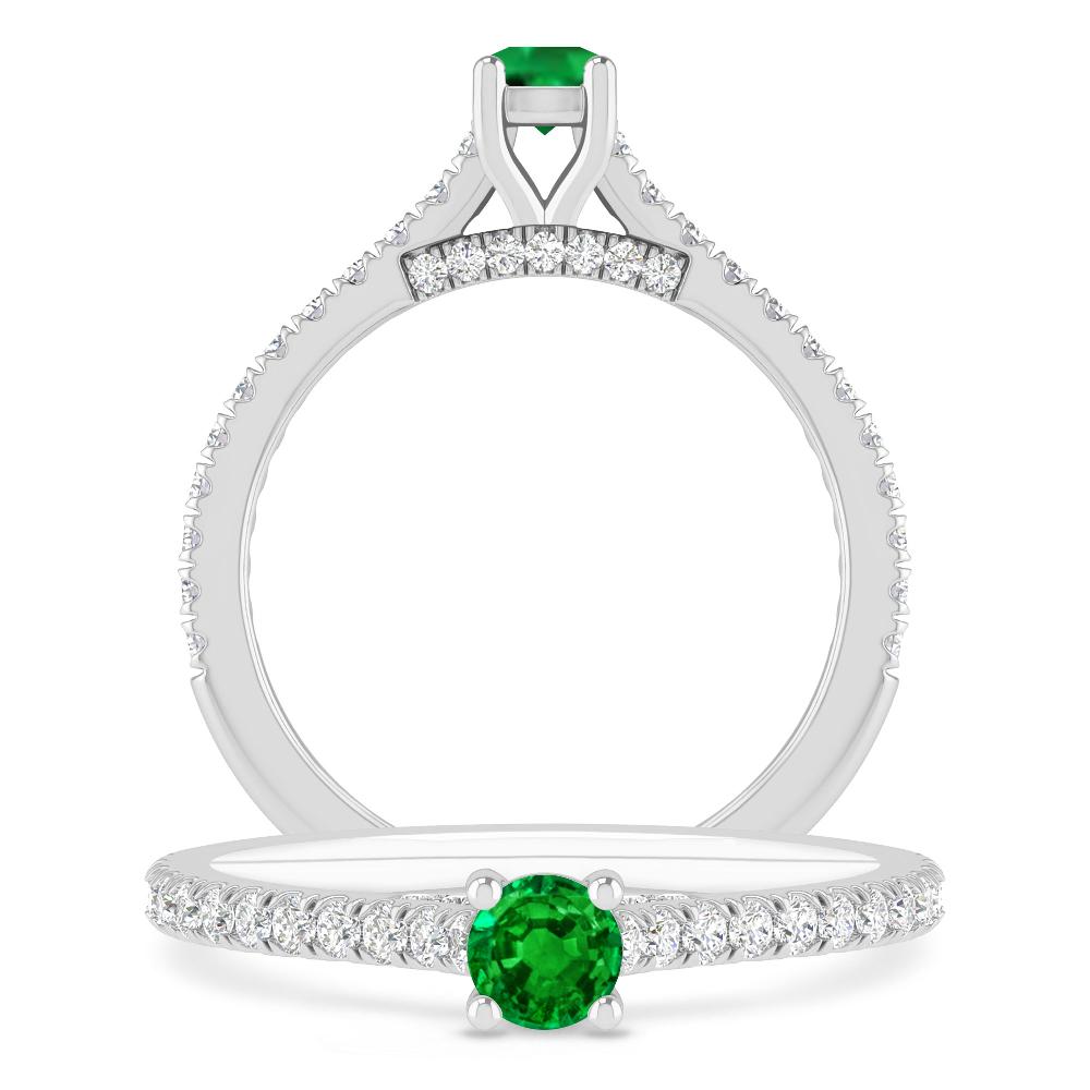 White Gold - Emerald
