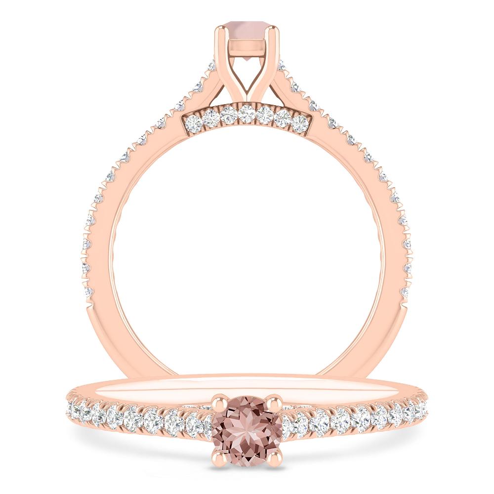 Rose Gold - Morganite