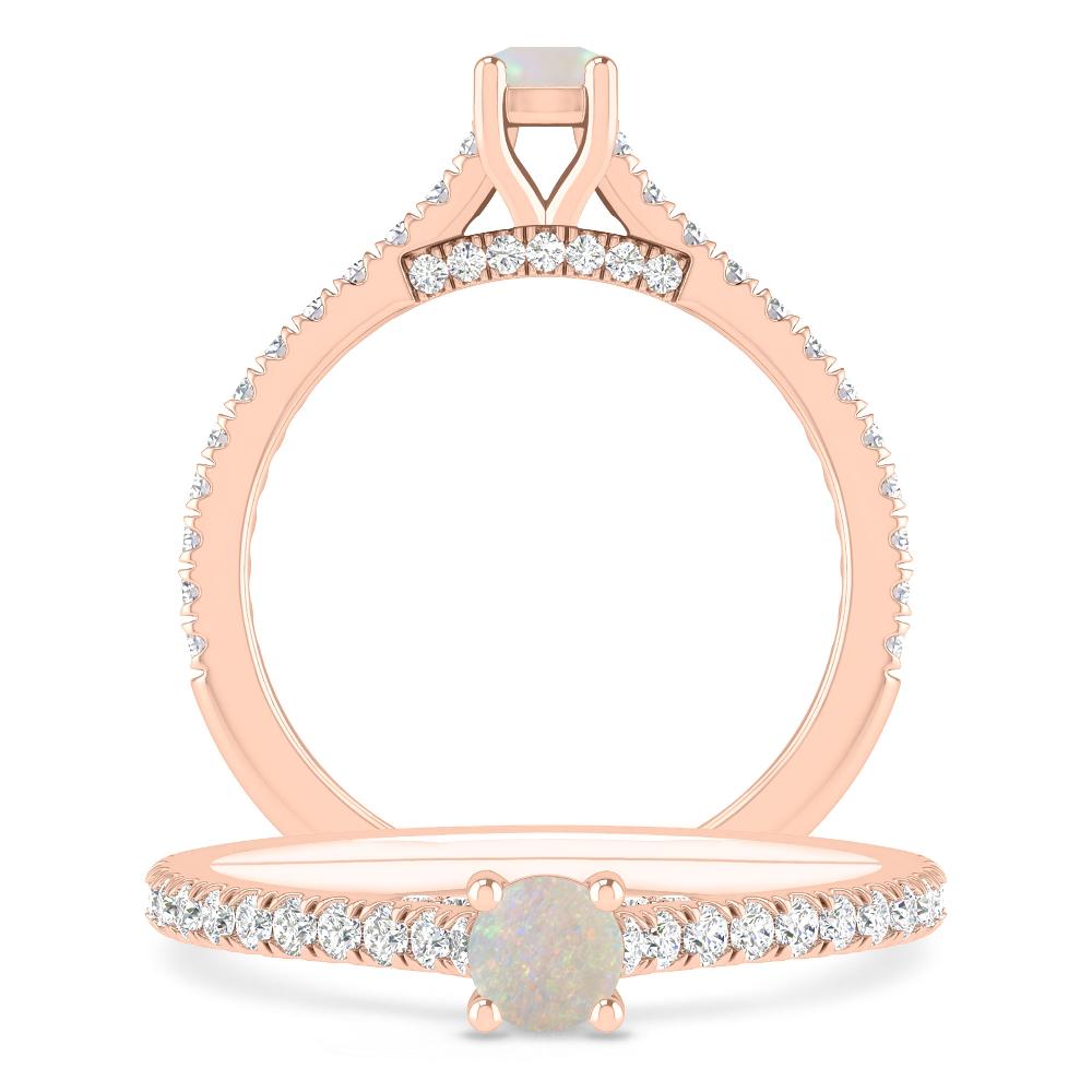 Rose Gold - Opal