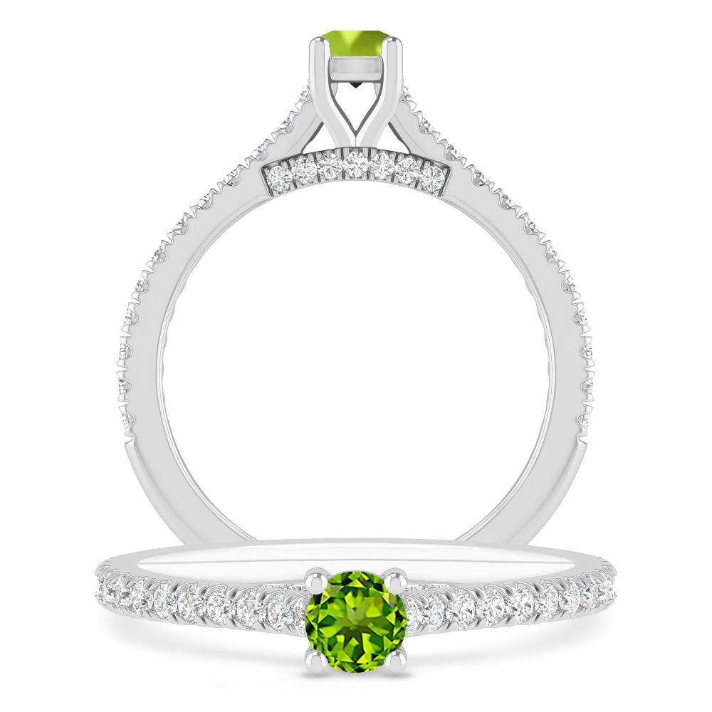 White Gold - Peridot