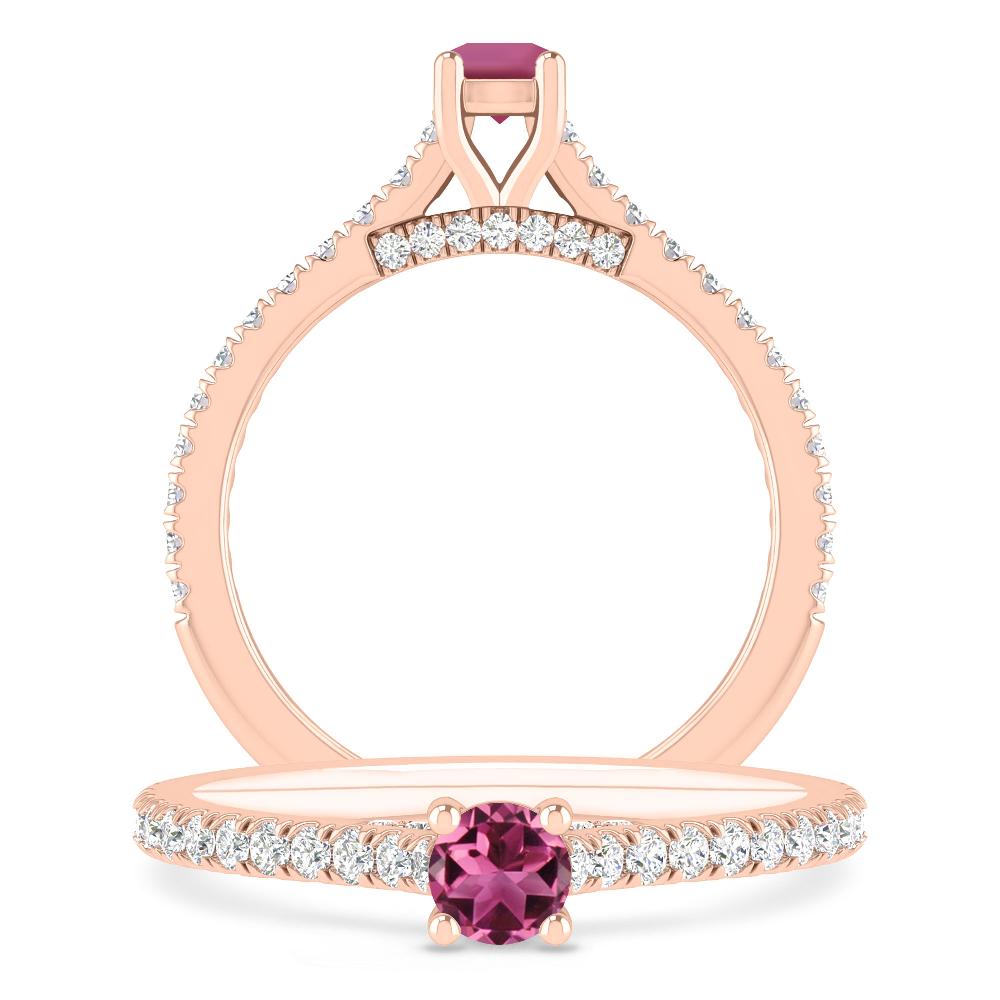 Rose Gold - Pink Tourmaline
