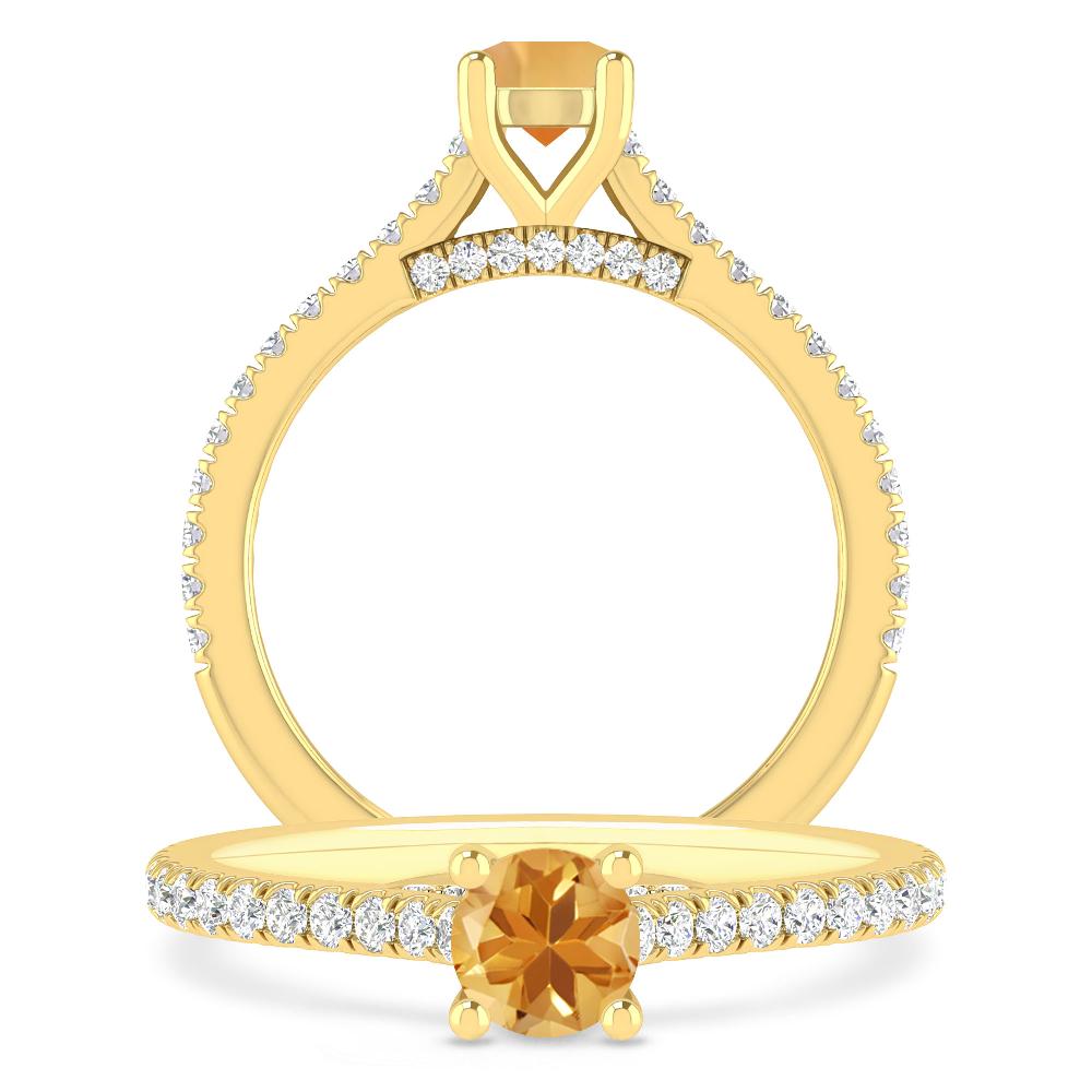 Yellow Gold - Citrine