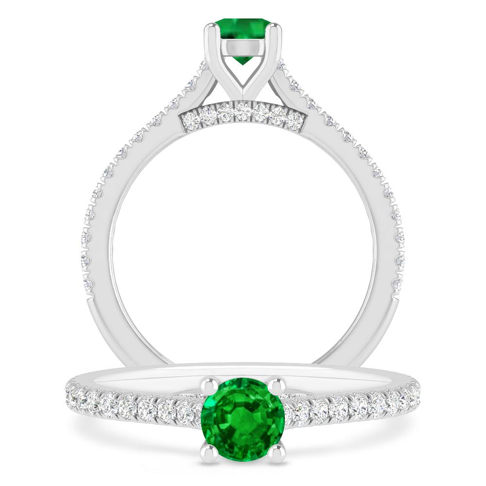 White Gold - Emerald