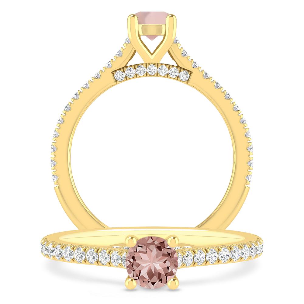 Yellow Gold - Morganite