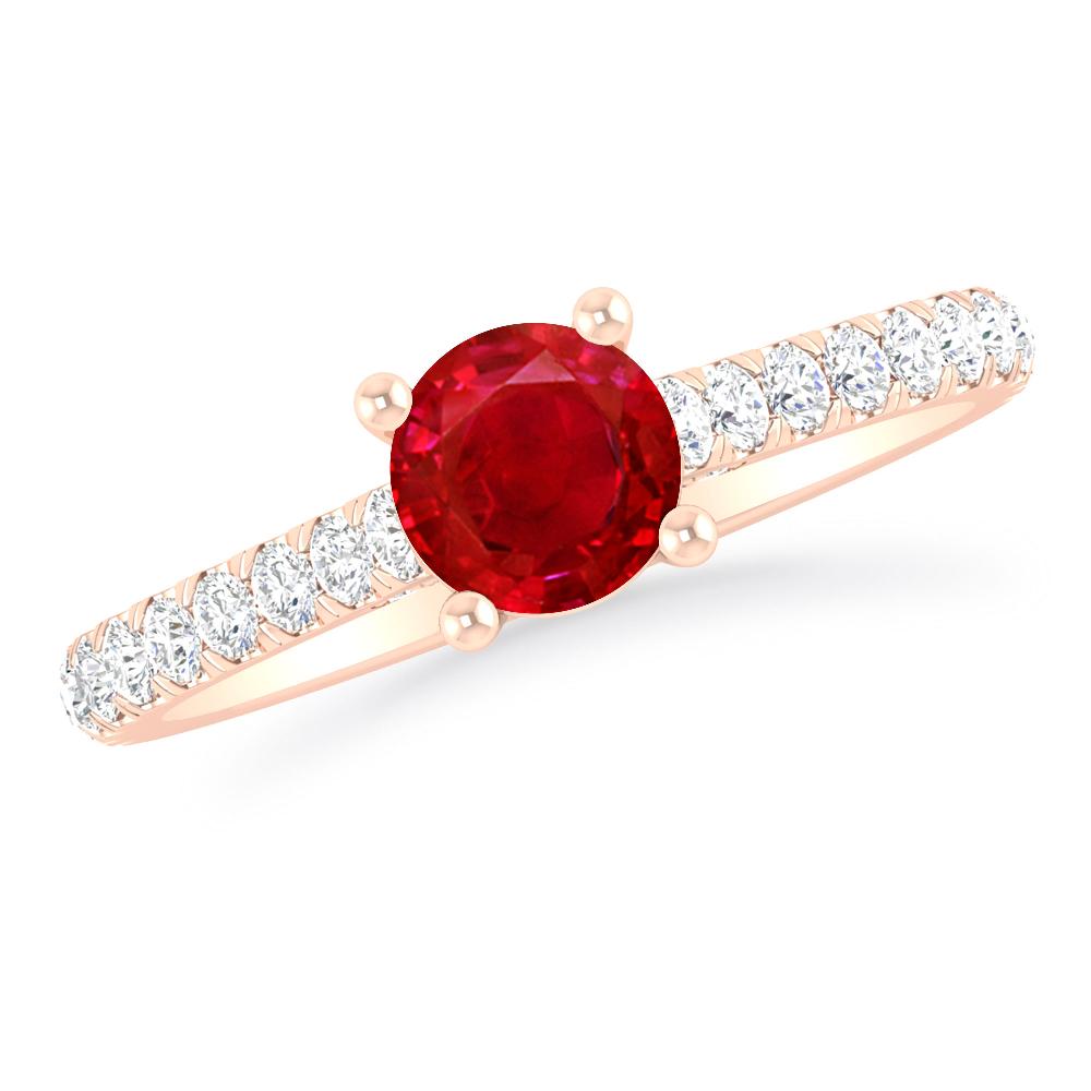 Rose Gold - Ruby