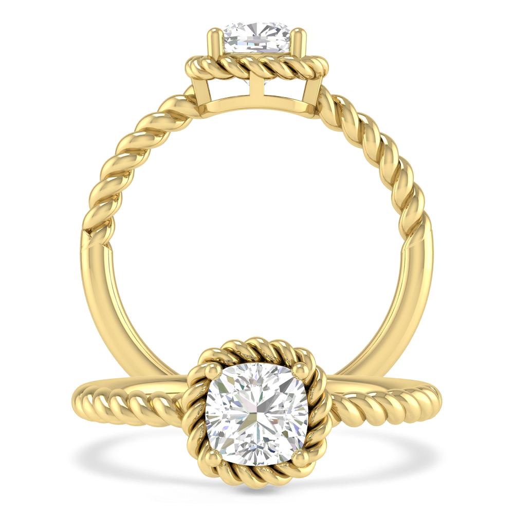 Yellow Gold - Cushion