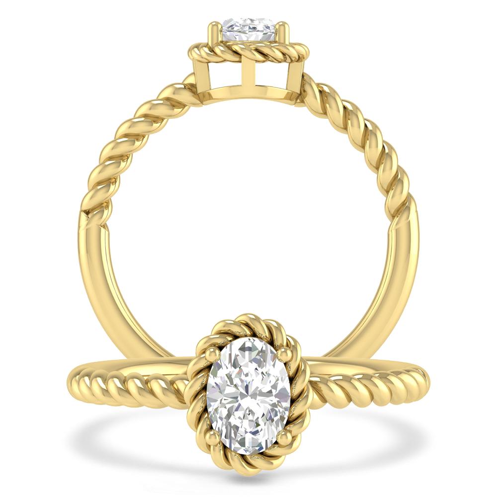 Yellow Gold - Oval