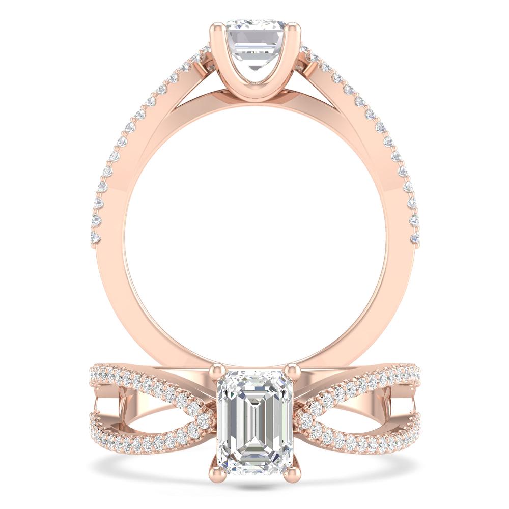 Rose Gold - Emerald
