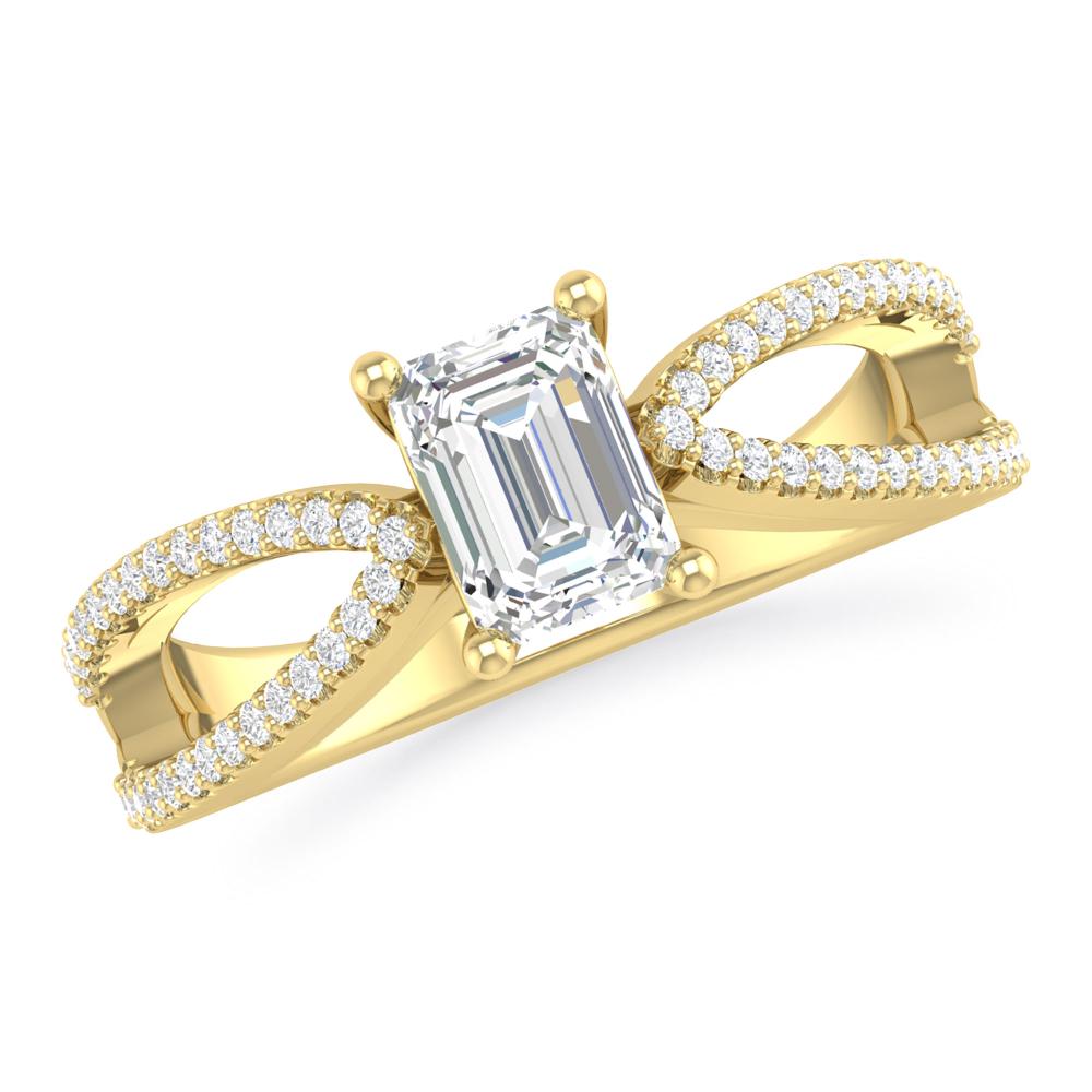 Yellow Gold - Emerald