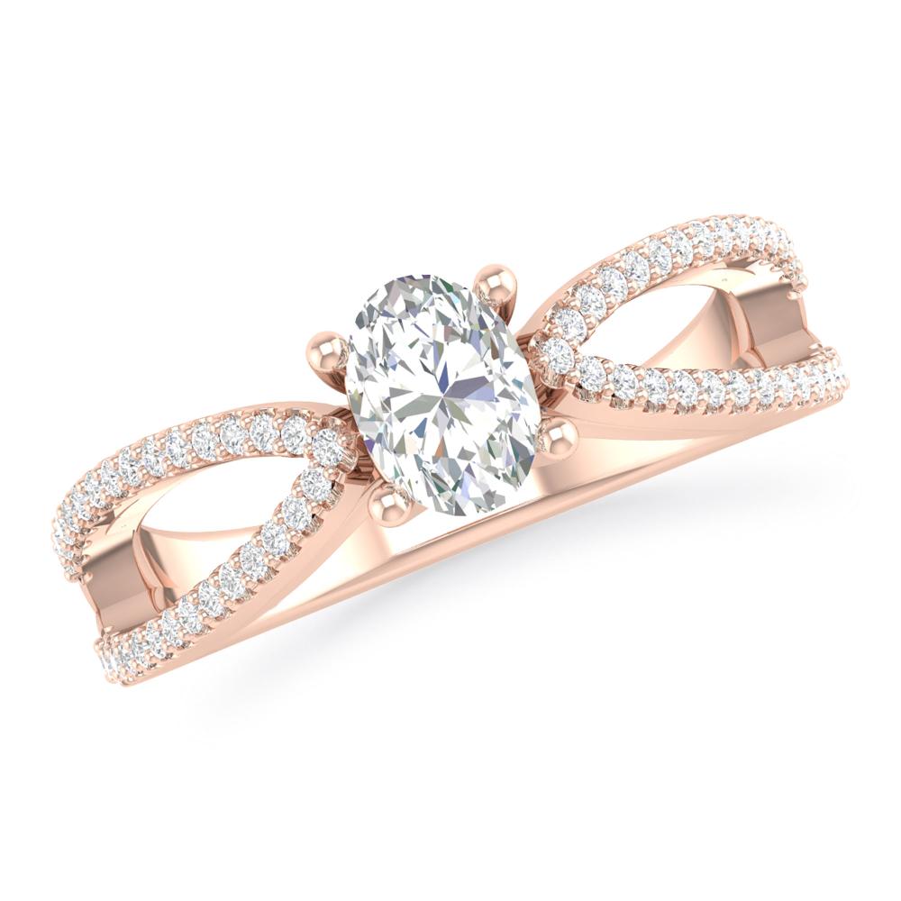 Rose Gold - Oval