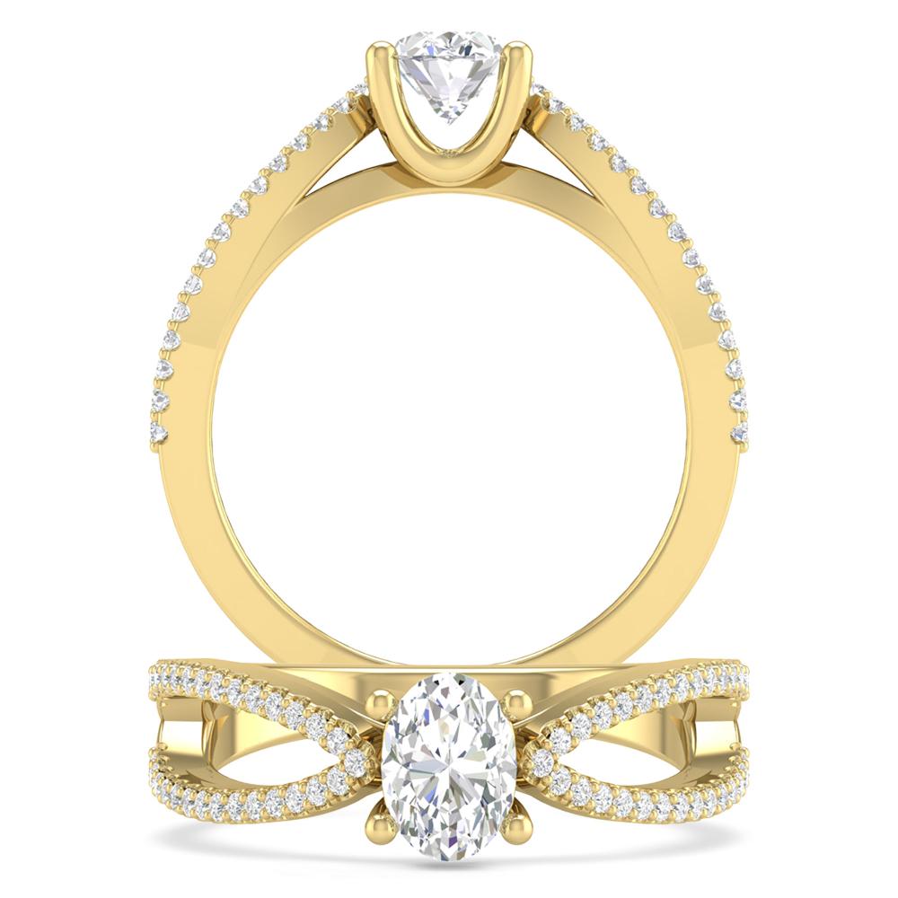 Yellow Gold - Oval