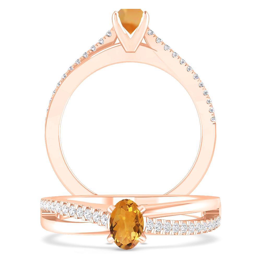 Rose Gold - Citrine