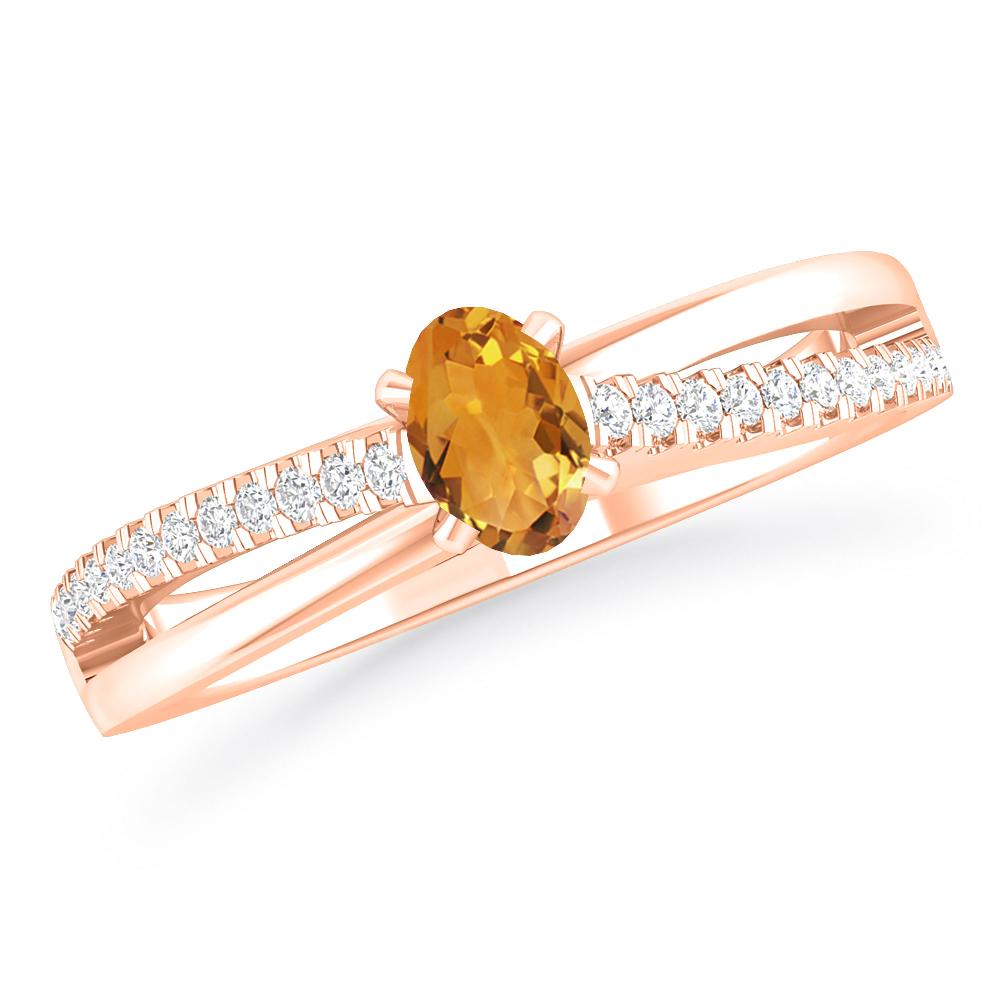 Rose Gold - Citrine