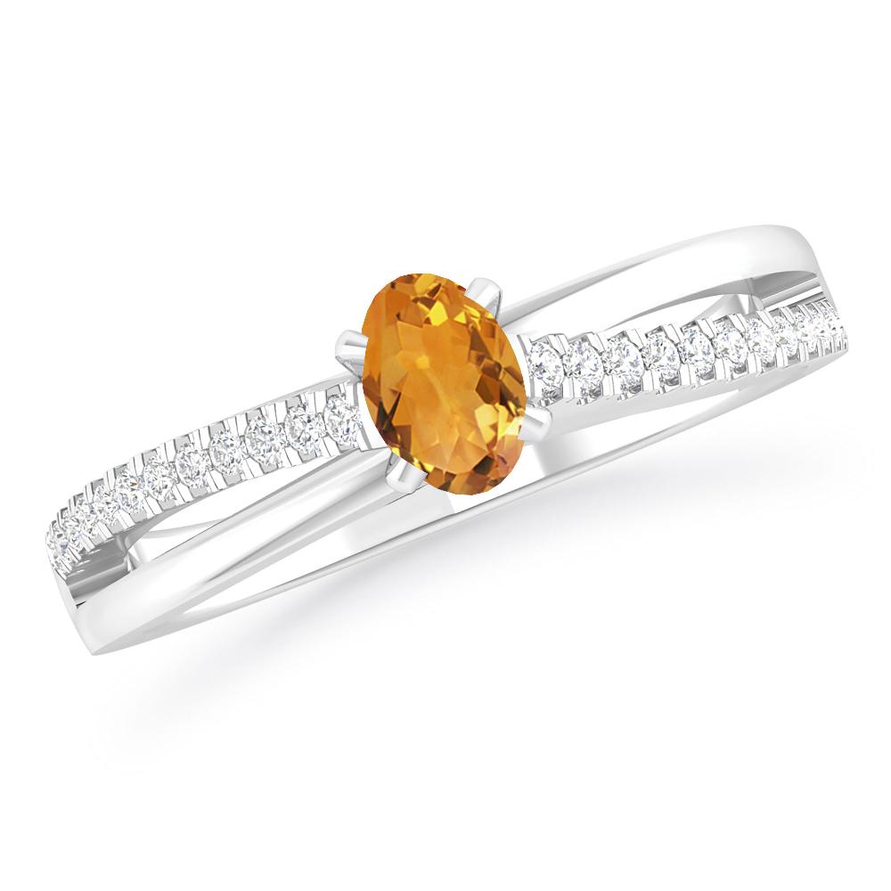 White Gold - Citrine
