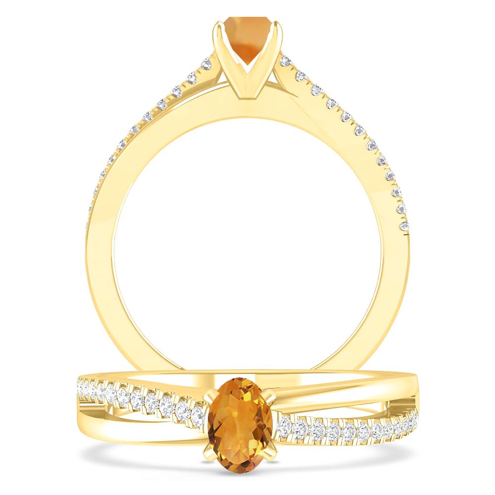 Yellow Gold - Citrine