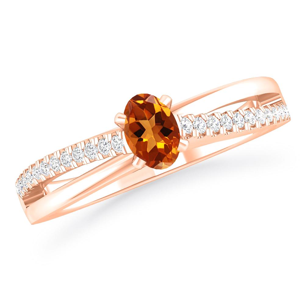 Rose Gold - Citrine