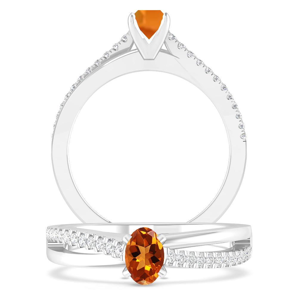 White Gold - Citrine